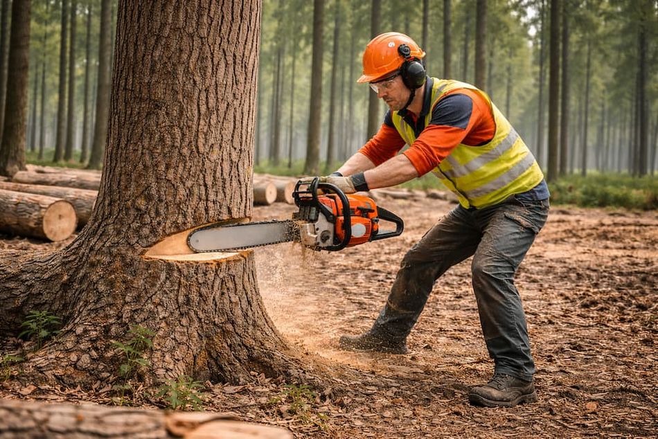 Log Harvesting (AI generated
image)
