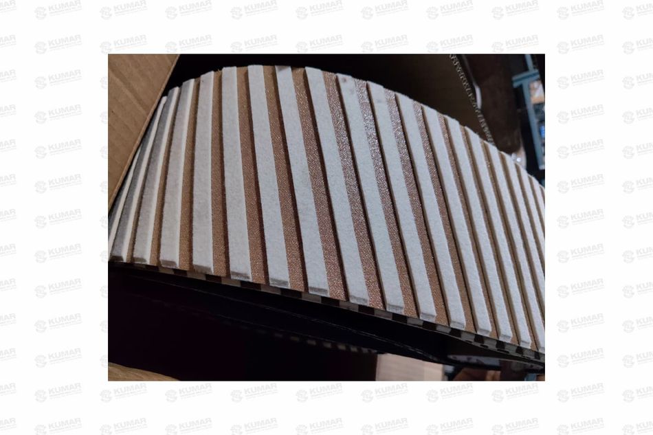 Chevron Belt used in Cross Belt Sanding
Machine