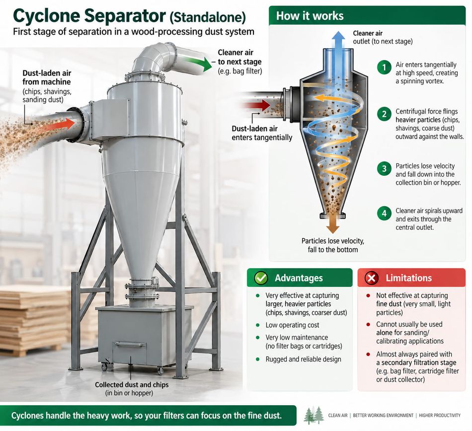 Cyclone Dust Collector
System